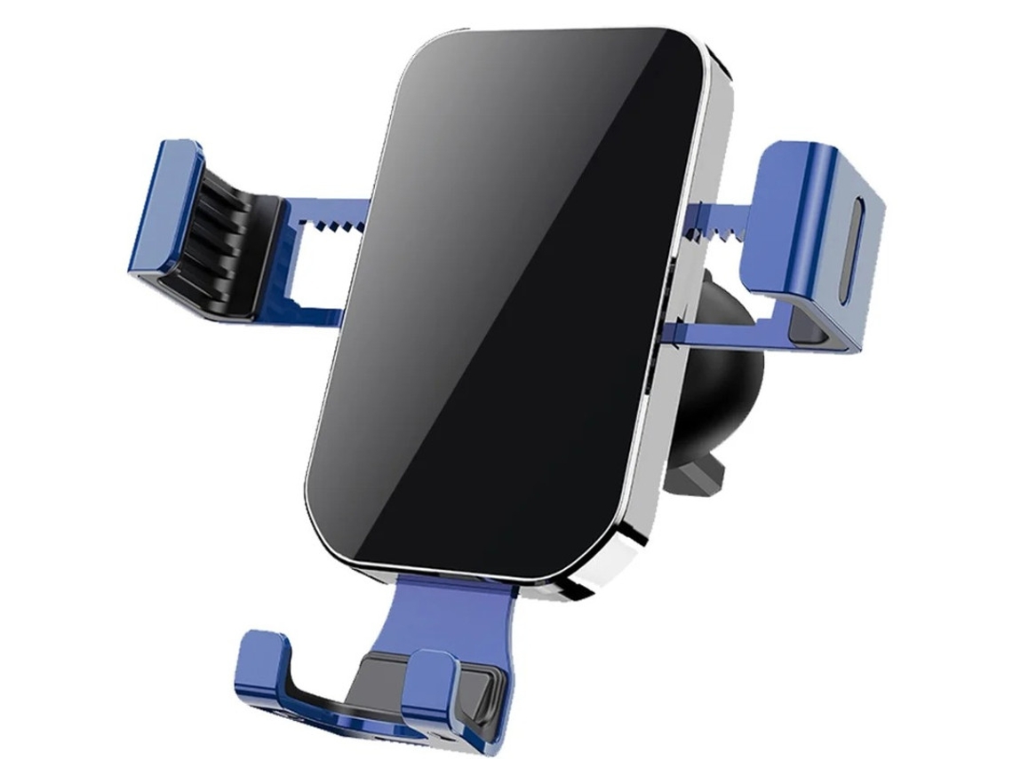 Suporte Ventilação Carro Smartphone Automóveis Para Apple Yizhood Azul