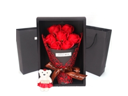 Ramo De Rosas De Jabón Regalo Para O Dia De São Valentim