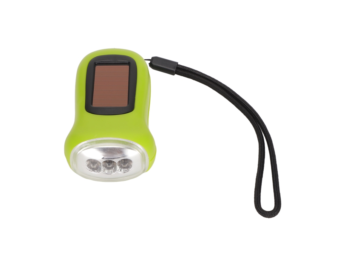 Linterna Led Multifuncional Recargable Con Manivela Y Energía Solar para Emergencias, Camping, Barcos Y Coches.