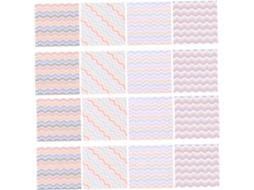 Conjunto de 32 blocos de notas adesivas decorativas, papel para cartas, marcador de texto, fita e mini blocos de notas.