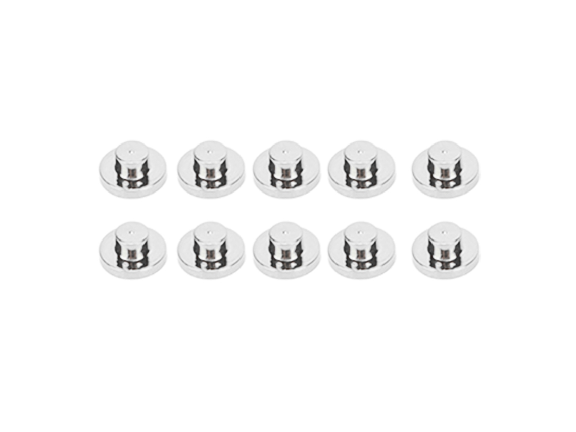 Kit De Reparo Com 10 Pérolas Luminosas Para Mostrador De Relógio Prata Noturna