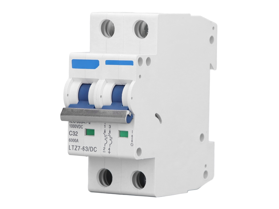 Interruptor De Circuito Miniatura Dc De 2 Polos 1000v 32a Para Sistema Solar Pv