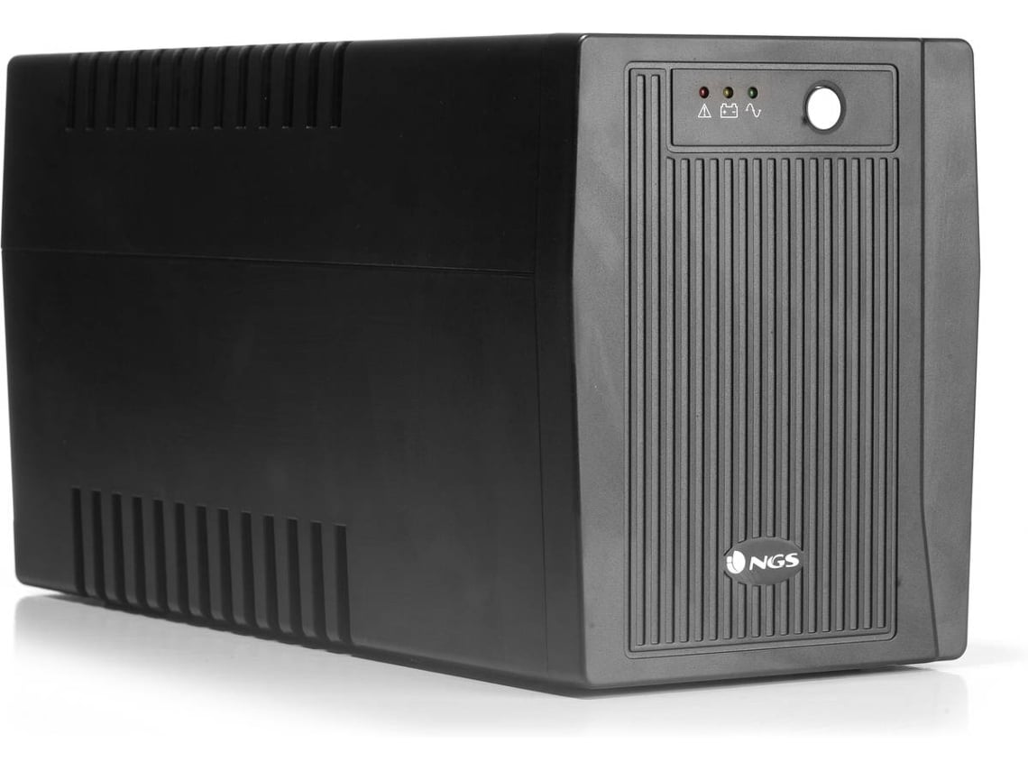 UPS NGS Fortress 2000 V2 com Proteção Contra Sobrecarga  (4 tomadas - Preto - 15 x 38 x 20 cm)