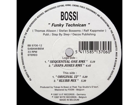 Vinil Funky Technician Byte Blue
