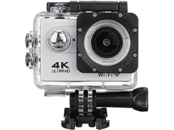 Câmera de Ação 4k com Estabilização de Imagem, Câmera Esportiva À Prova D'água 1080p Hd SFUSHOS