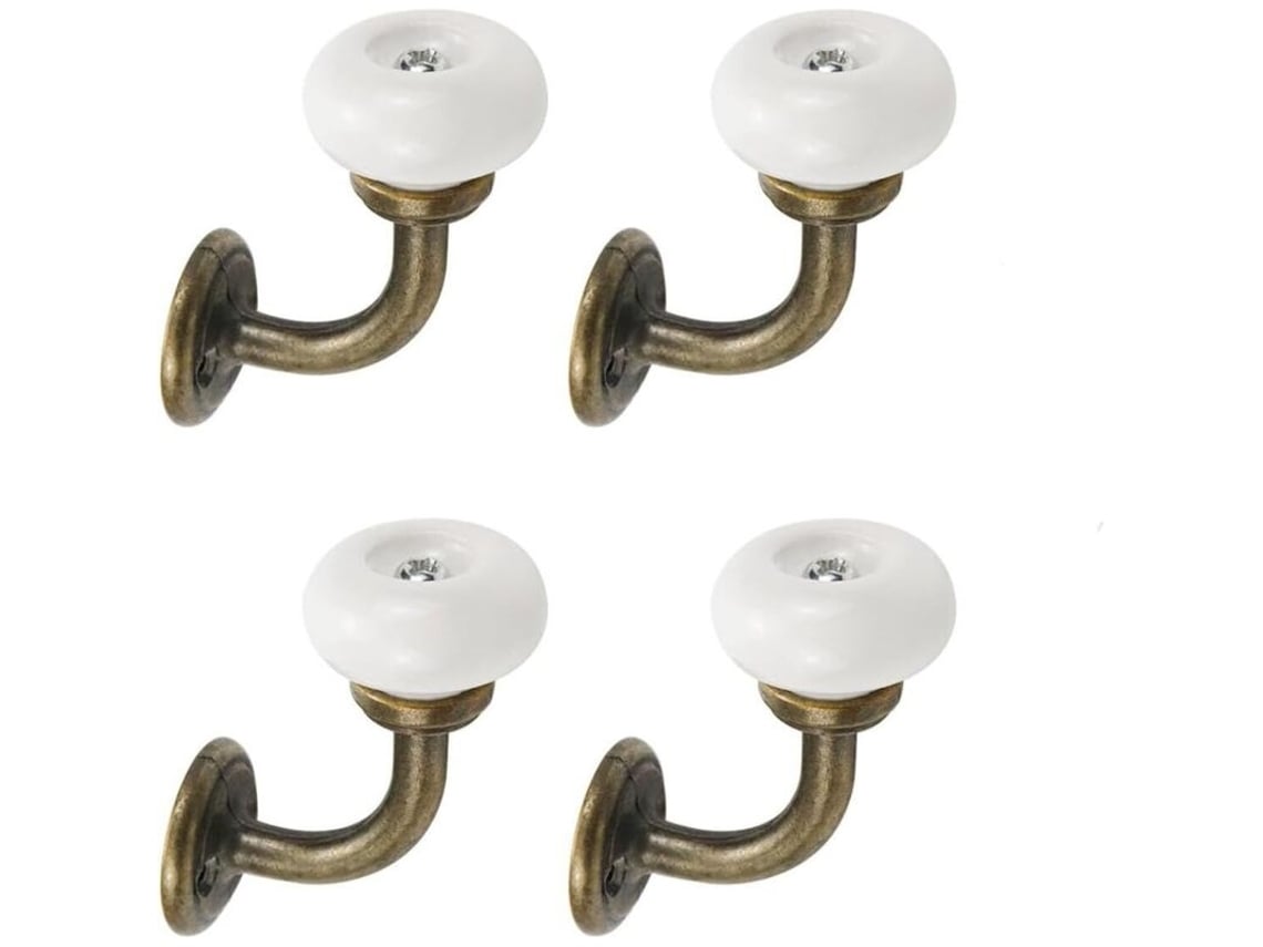 Cabides 4 Peças Para Casacos, Chapéus E Bolsas, Ferro Elysve