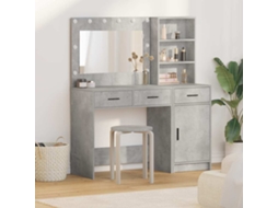 Vidaxl Mesa De Vestir 2 Unid. Cinzeto 78,5 X 41 X 135 Cm