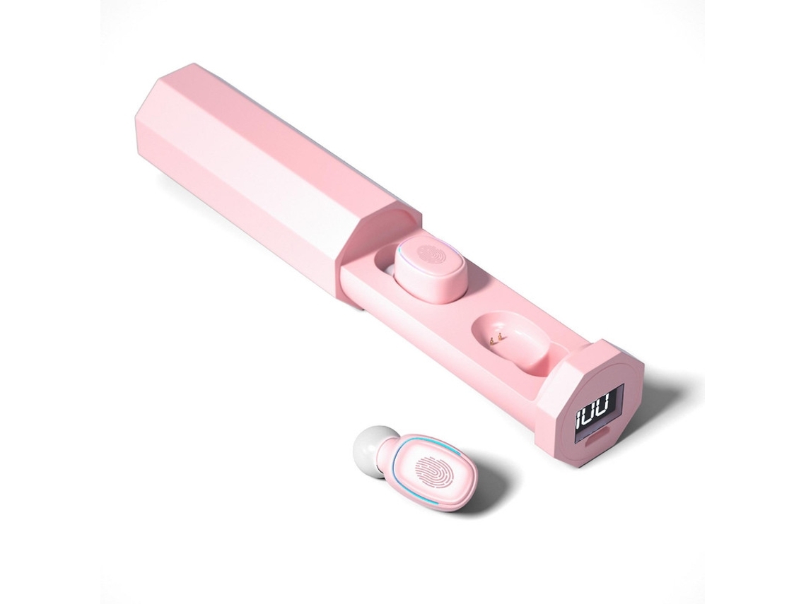 Auriculares In Ear True Wireless Bluetooth Com Cancelamento De Ruído Rosa