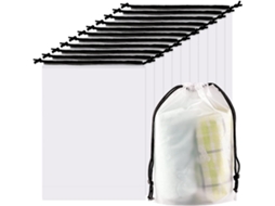 Conjunto de 30 Sacos Organizadores para Sapatos Viagem, 40 X 30 Cm, com Zíper Dxghc BRILVIBERA