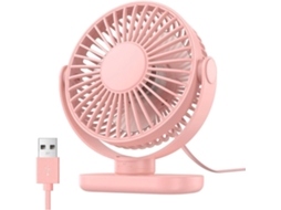 Ventilador Ar Usb Resfriamento Mesa Mini Portátil 360 G