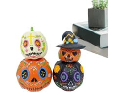 Escultura Magnética Empilhável De Abóboras De Halloween, 4 Peças |