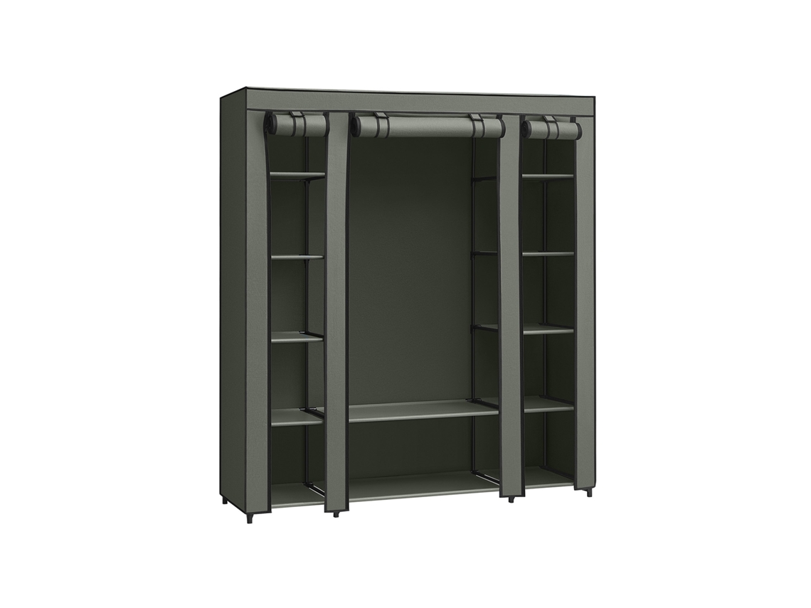 Armario Ropero De Tela De Gran Capacidad 175x150x45 Cm - Verde Oliva