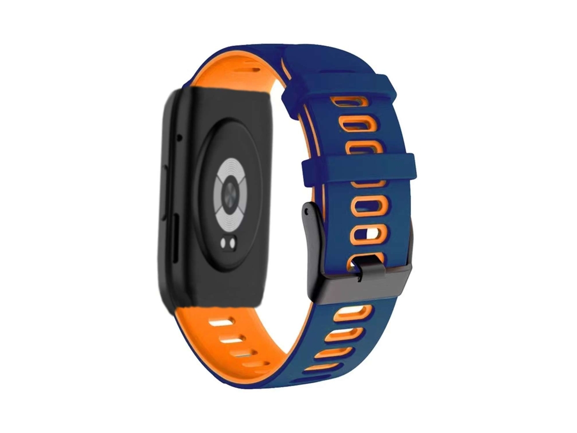 Bracelete Xiaomi Redmi Watch 3 Azul e Laranja