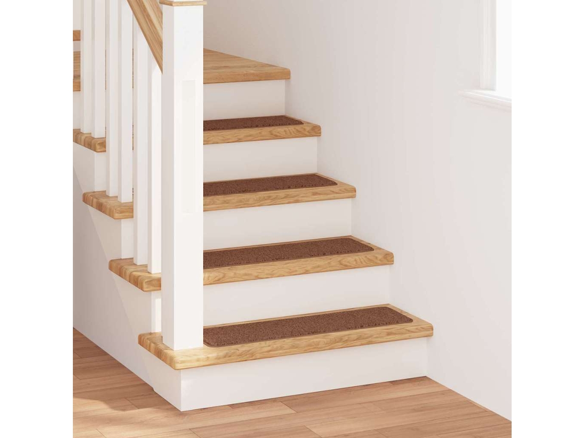 Vidaxl Tapetes Antiderrapantes Para Escadas 15 Pcs Amarelo 75 X 20 Cm