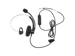 Fone Mali com fio mono, para call center, cancelamento de ruído, chamadas, interface 3.5mm