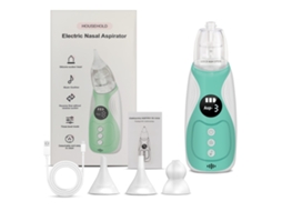 Aspirador Nasal Elétrico para Bebês, 3 Pontas de Silicone, Anti retorno, Recarregável Usb, com Música Calmante, Compacto, Recarregável STELASPLEN