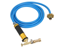 Maçarico a gás turbo para encanamento, corte de tubos, soldagem e bronzeamento artificial com mangueira de propano.