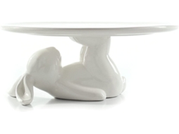 Suporte Para Bolo De Porcelana Elegante E Resistente, Bandeja Para Bolo De Aniversário, Presente Para Festa De Casamento, Formatura, Coelho Decorativo