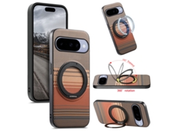 Capa Hibbent Magnética Para Google Pixel 11 (marrom)