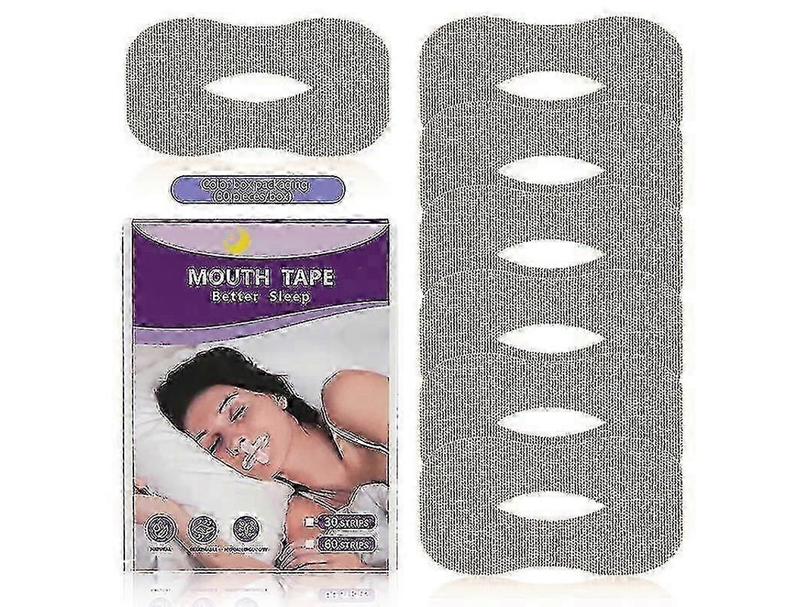 Fita Adesiva Bucal para Dormir, Promove a Respiração Nasal, Tira para Dormir, Auxiliar para Dormir, Respirável TAISHENGDA