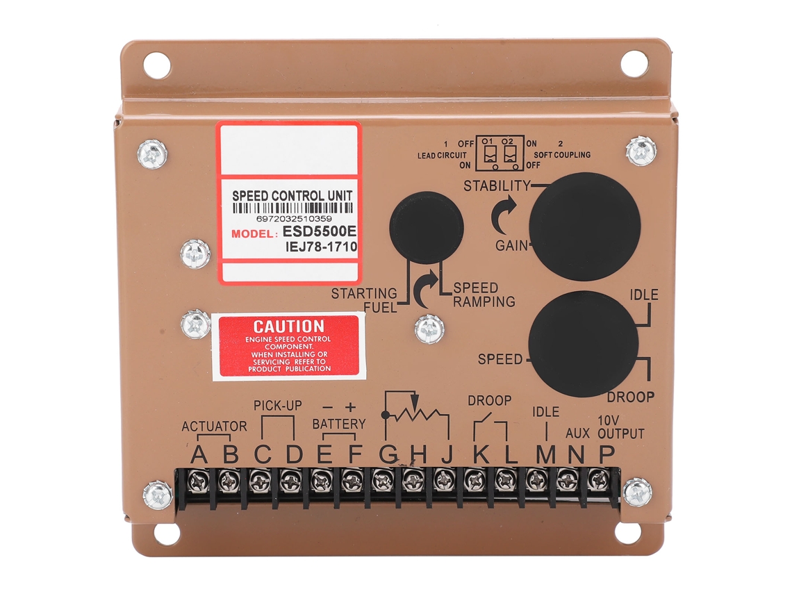 Regulador De Velocidade Do Motor Esd5500e Módulo De Controle Eletrônico Genset 12v/24v