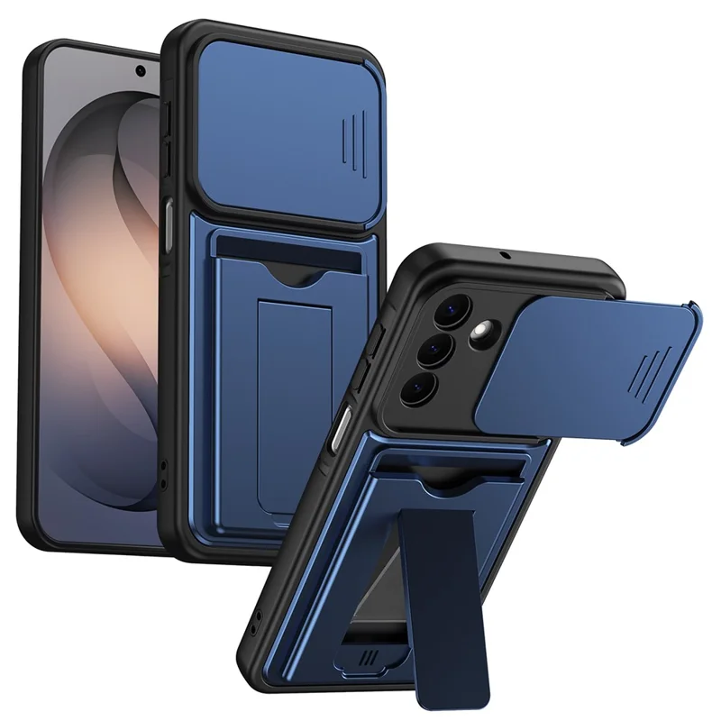 Capa Eifson Para Samsung Galaxy S26 Ultra, Tampa Deslizante Câmara - Azul