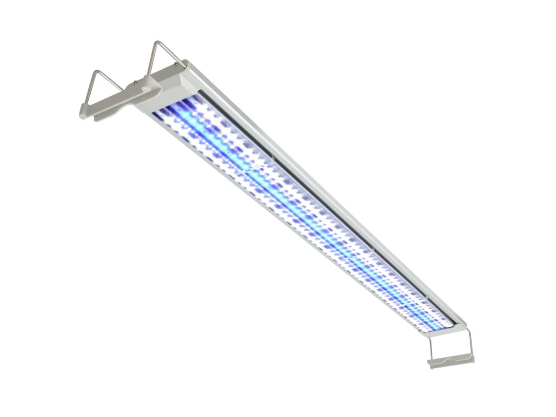 Vidaxl Iluminação Aquário Led 120-130 Cm Alumínio Ip67
