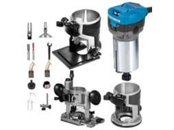 Fresadora Compacta Multifunções 800w Com Bases Ajustáveis Tekmaquinas
