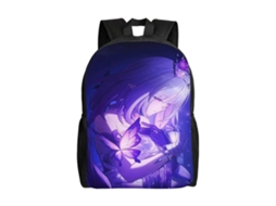 Mochila Estudantil F260 Genshin Impact, Durável E Leve, Com Alça De Ombro Impermeável E Respirável. Olysi Shop