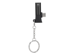 Adaptador 2 em 1 LAXISCREED Type c para 3.5mm com Chaveiro