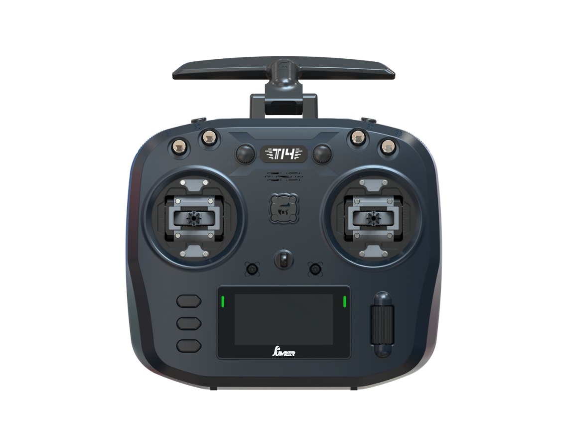 Gimbal Hall 2.4g Jumper T14 2.4ghz/915mhz 1w Elrs Vs M Cnc Tela Oled 2.42" Edgetx Radio Drone Fpv Racer MDUG