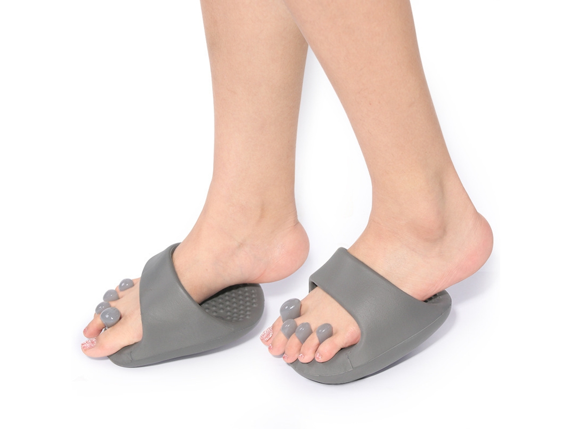 Órtese (cinza) Para Perna/pé (o/x) Com Funções De Massagem E Suporte