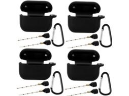 Conjunto de 4 Fones de Ouvido Intra auriculares Confortáveis com Cancelamento de Ruído. SFUSHOS