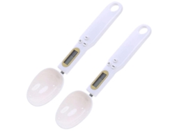 Conjunto de 2 Colheres Medidoras Digitais Ing com Conversor de Frequência para Cozinha e Confeitaria AQUAFORGE