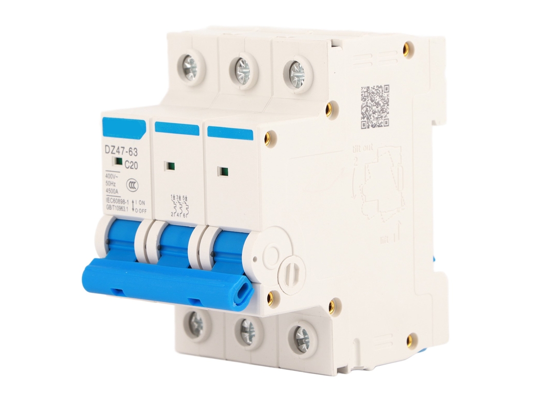 Laxiscreed Disjuntor Diferencial De 3 Polos Para 400v, Segurança E Proteção Elétrica Eficiente