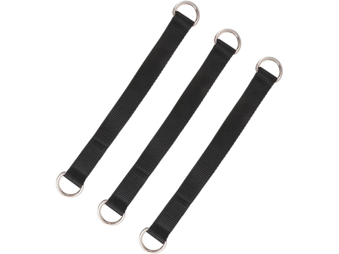 Conjunto De 3 Cintos Apoio Multifuncionais Para Exercícios Barra Fixa, Feitos Nylon Leve E Aço Inoxidável