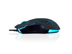 Ajazz Aj52 Mouse Gamer Profissional Com Fio 7 Modos Rgb Ajustáveis 750-2500 Dpi Preto+padrão