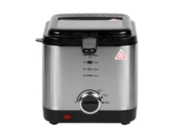 Fritadeira com Óleo KLACK Potência 900W Temperatura Ajustável 150ºc-190ºc (1.5 L - Inox)