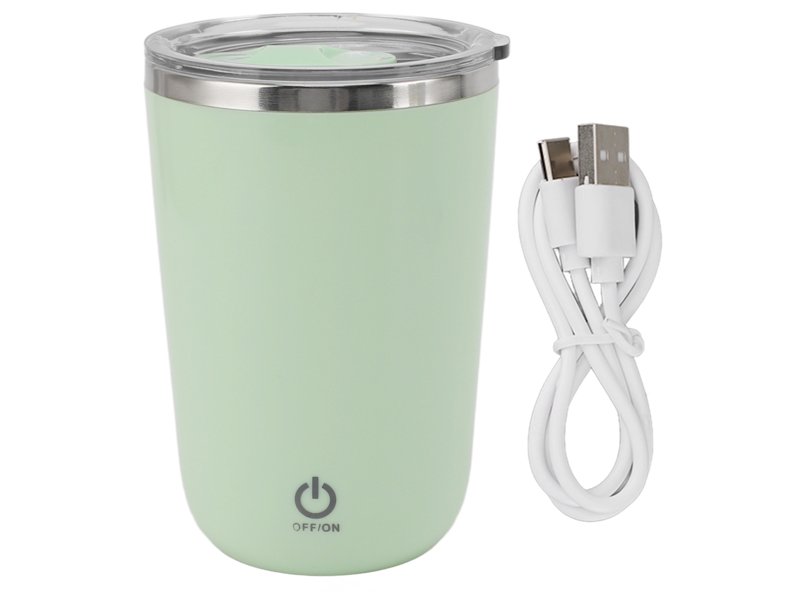 Caneca de café elétrica de 350ml com misturador automático e vedação LAXISCREED