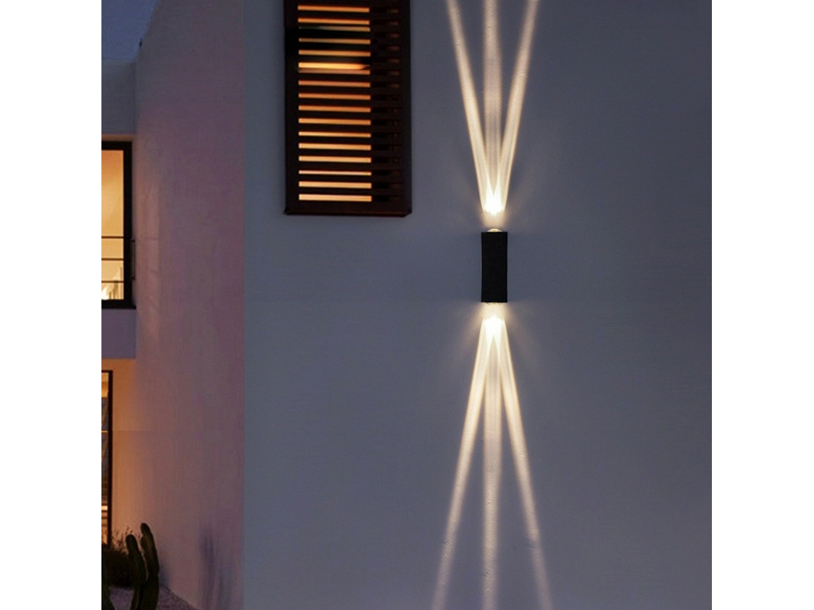 Luminária De Parede Externa 6w Ip65,impermeável Para Iluminação De Jardim,varanda E Fachada Btforus