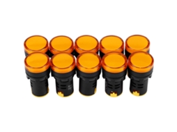 Laxiscreed Luz De Sinalização Led 24v Ac/dc, Rosca 22mm Para Equipamentos