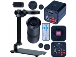 Conjunto de câmera para microscópio Norma Black Pro – HDMI 1080p | Plataforma de 35 mm | Lente de 100x