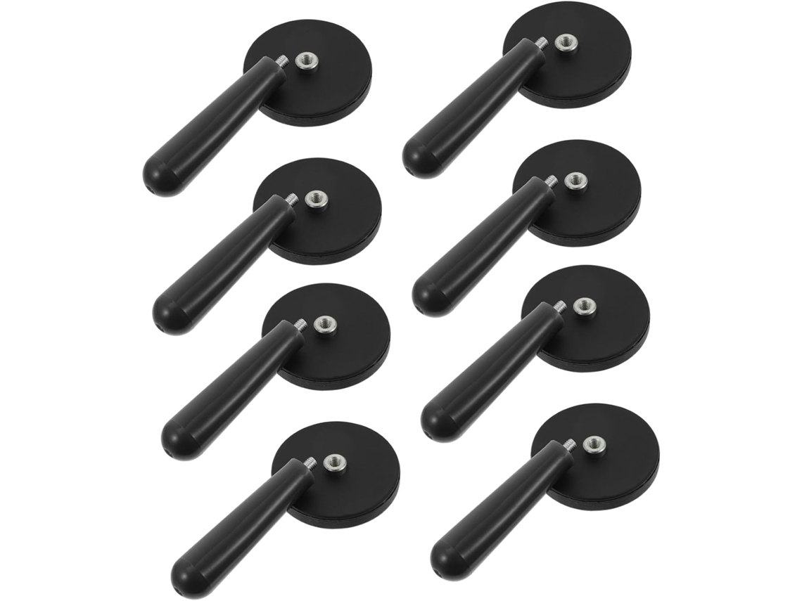 Conjunto De 8 Peças De Clipes Magnéticos Pretos Para Aplicação De Película De Vinil Em Carros.