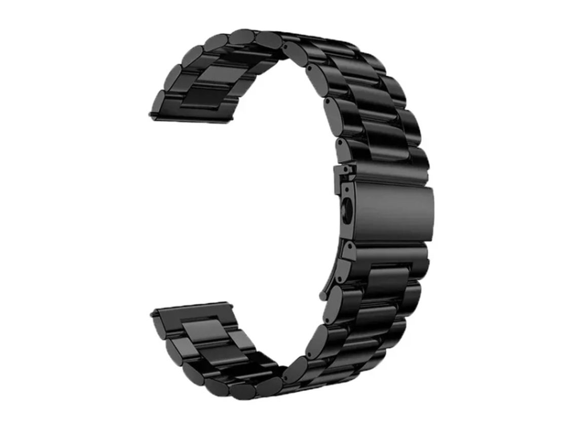 Bracelete de Aço + Ferramenta GIFT4ME para Garmin Forerunner 170 Preto