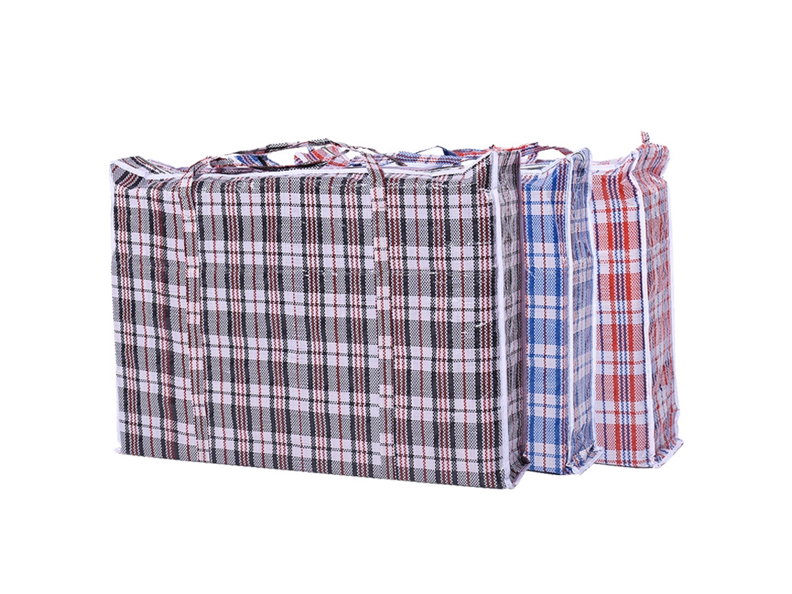 Pacote com 3 Sacos de Lavanderia Reforçados, Extra Grandes com Zíper BRILVIBERA