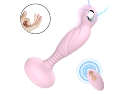 Vibrador De Controle Remoto Com Choque Eltrico E 10 Modos De Vibrao Para Adultos (rosa)