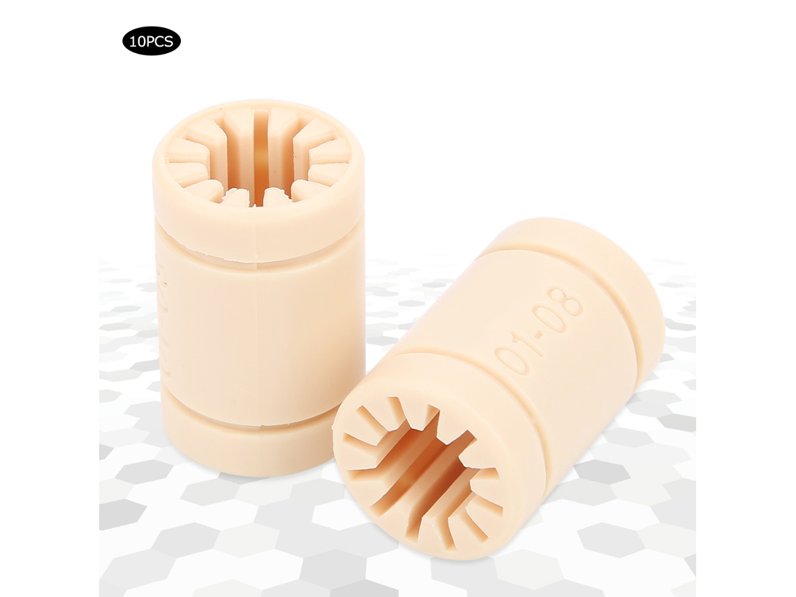Laxiscreed Lm8uu Bucha De Bilha Linear De Plástico Para Impressoras 3d — Pack Com Várias Peças