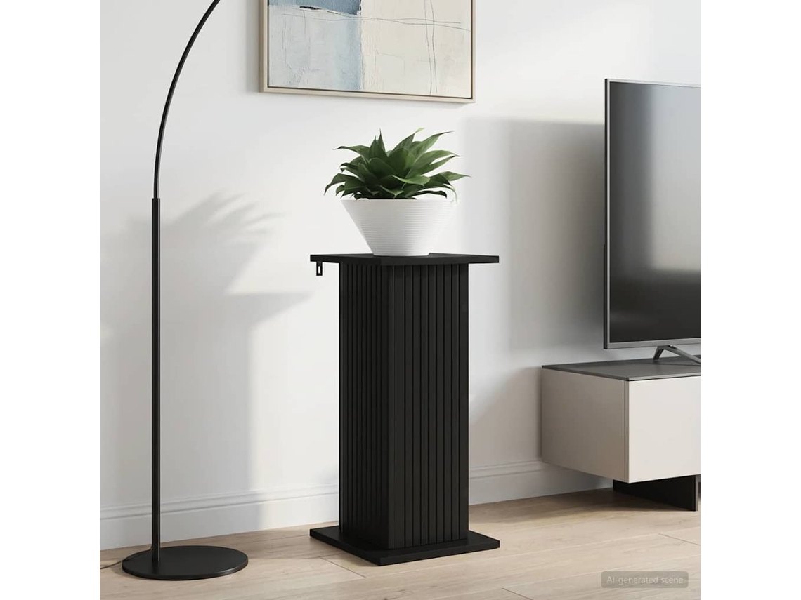 Vidaxl Suporte Para Plantas Preto 30,5 X 30 X 60,5 Cm