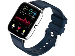Relógio inteligente rastreador de fitness Android iOS Chamadas 1.69 HD tela sensível ao toque atividade/gravação de música Bestvite (azul)
