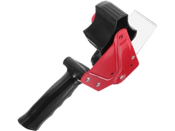 Dispensador de Adesivo Vermelha Garvalon Com Alça, Compacto e Portátil, Fabricado em Abs e Ferro, Ideal para Logística